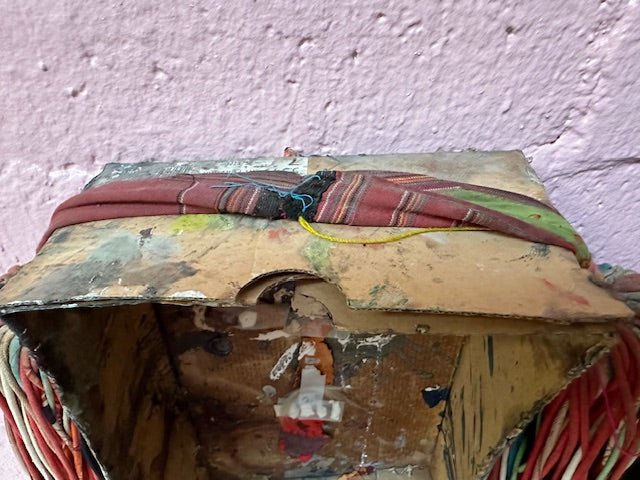 Handmade Female Portrait Mixed Media by Julie Weiss