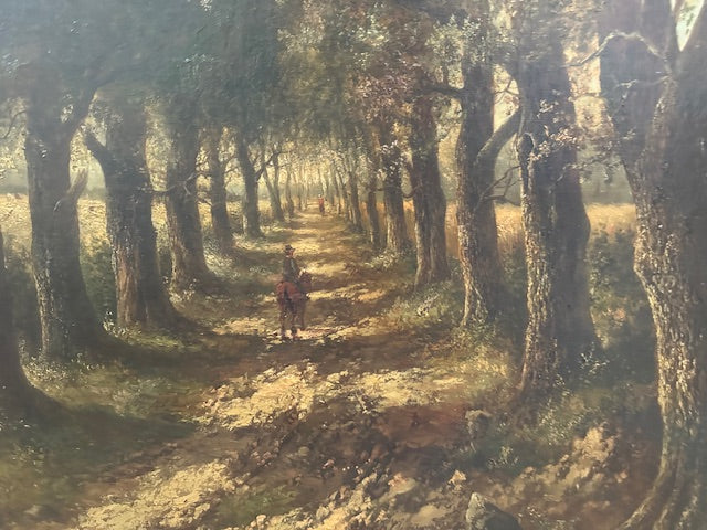 J. Thors 19th Century Painting The Avenue