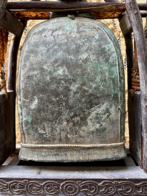 Antique Asian Elephant Bronze Bell