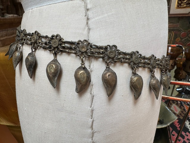 Vintage East Indian Belly Dance Tribal Dangle Body Belt