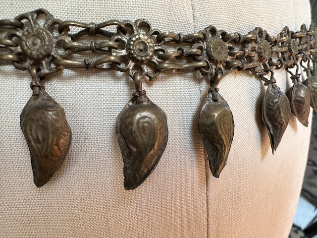 Vintage East Indian Belly Dance Tribal Dangle Body Belt