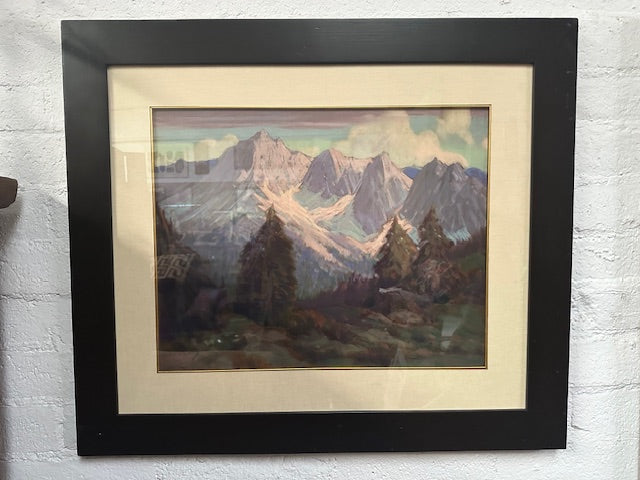 Vintage Raymond Nott Pastel Landscape