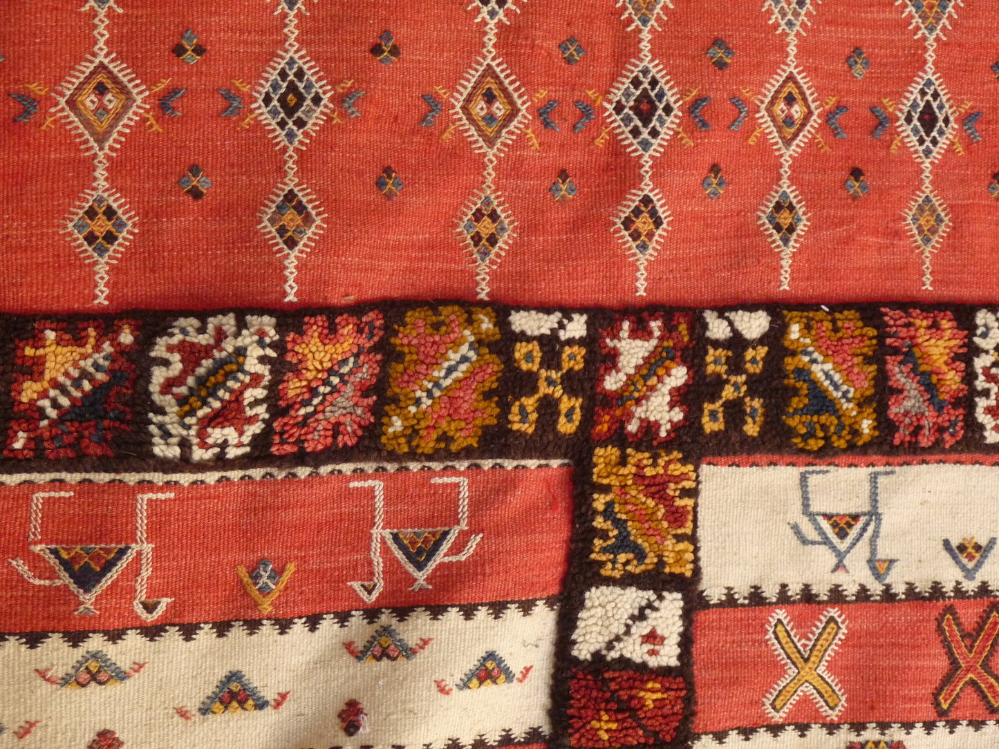 Vintage Middle Eastern or Moroccon Tapestry / Rug