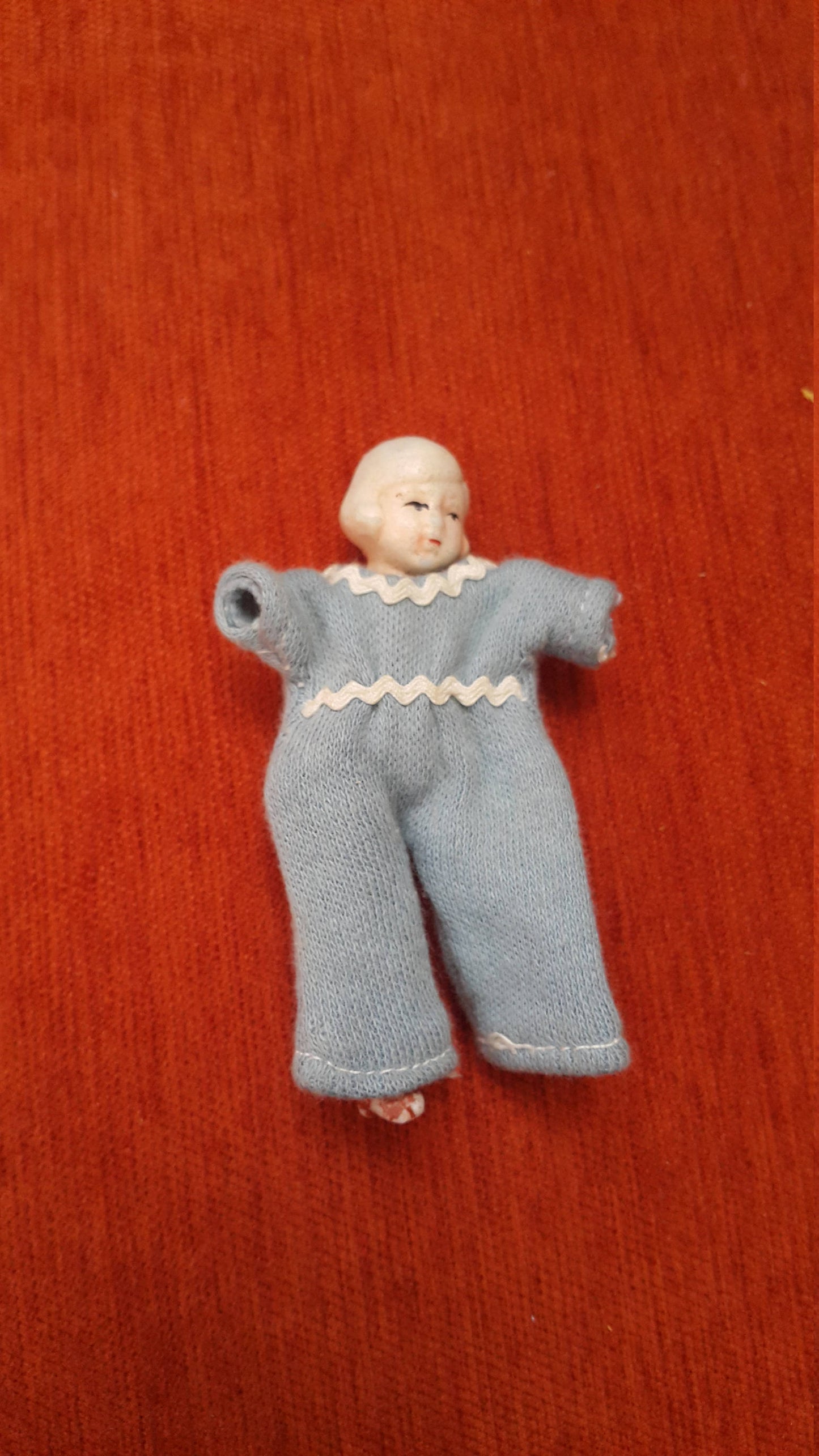 Vintage Japanese Porcelain or China Miniature Dolls