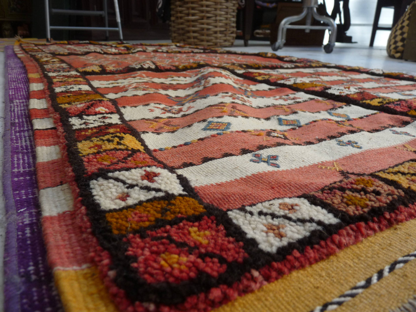 Vintage Middle Eastern or Moroccon Tapestry / Rug