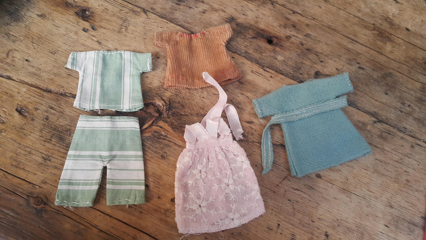 Vintage Japanese Porcelain or China Miniature Dolls