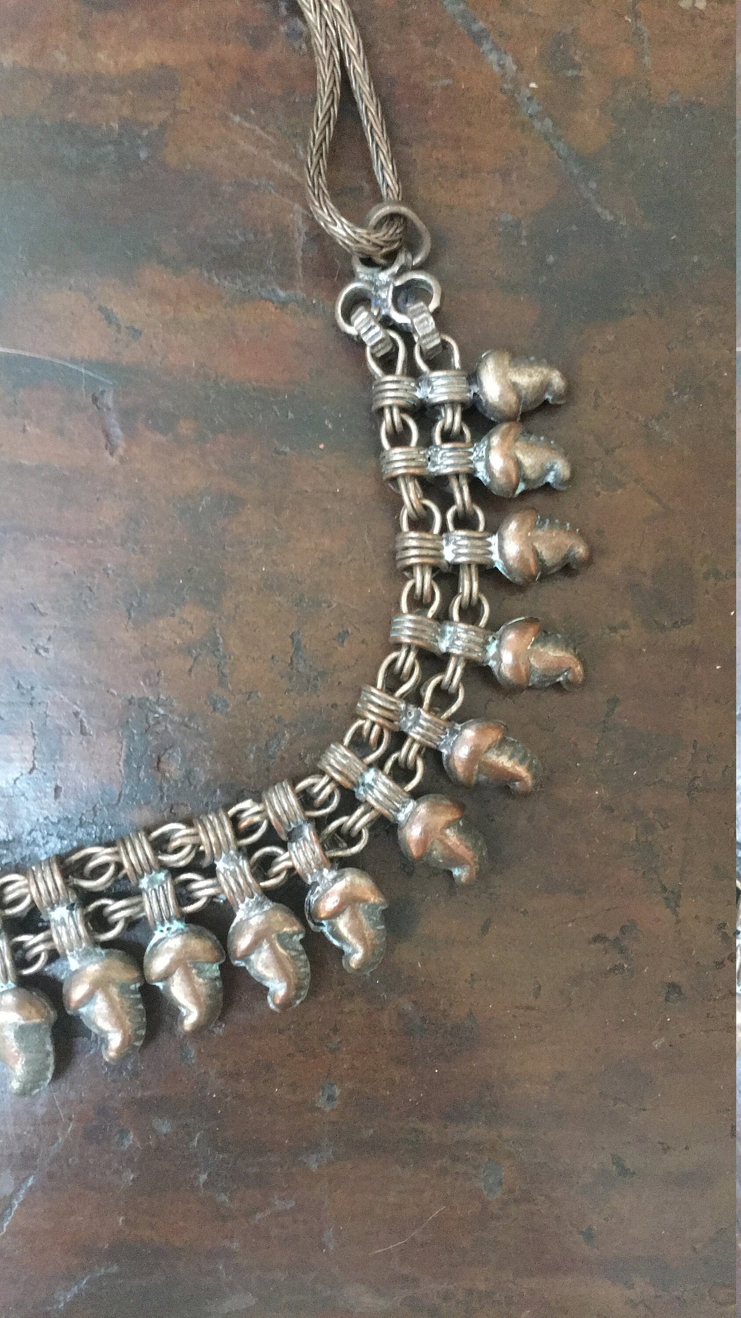 Vintage Indian Copper Choker