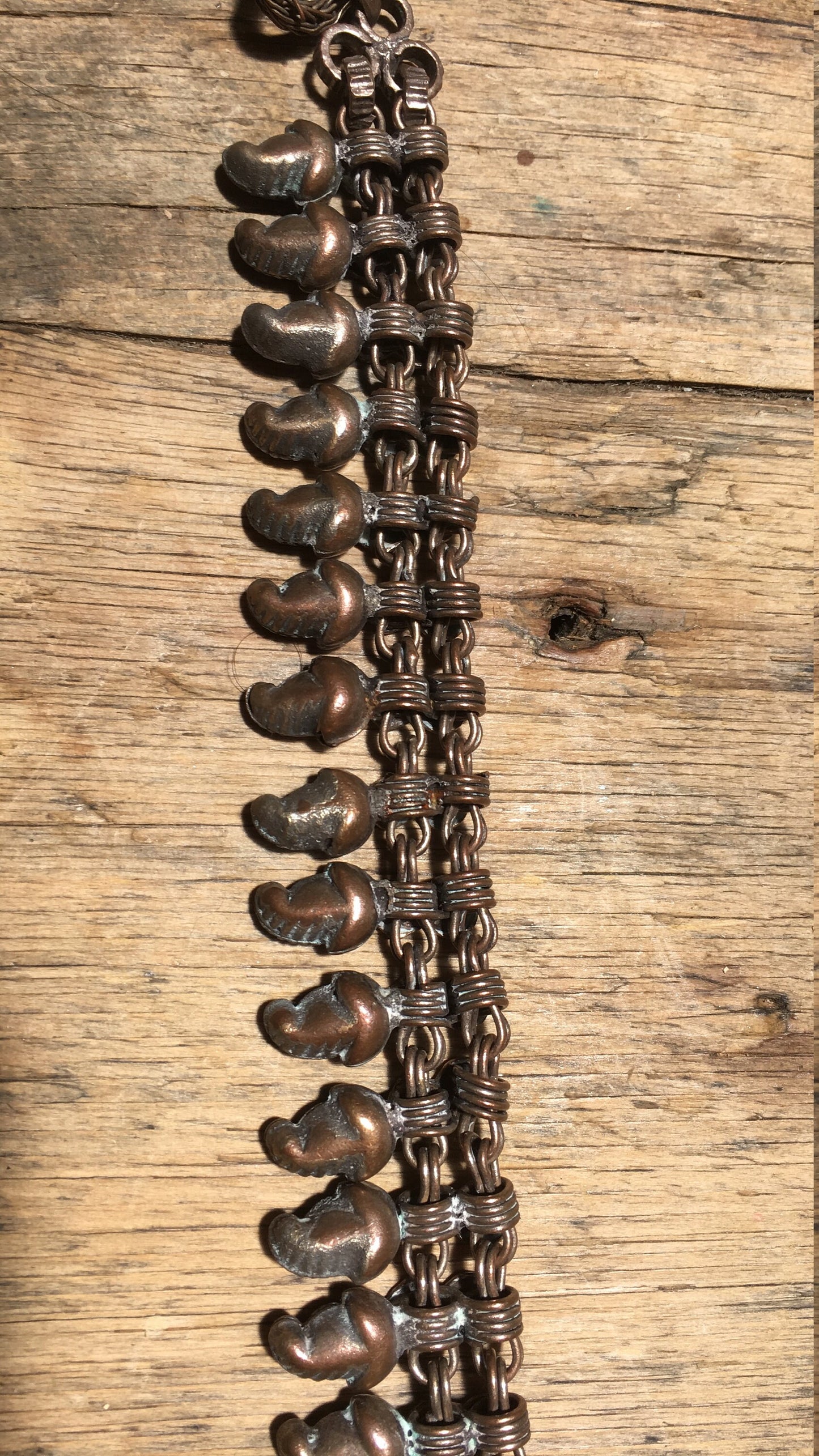 Vintage Indian Copper Choker