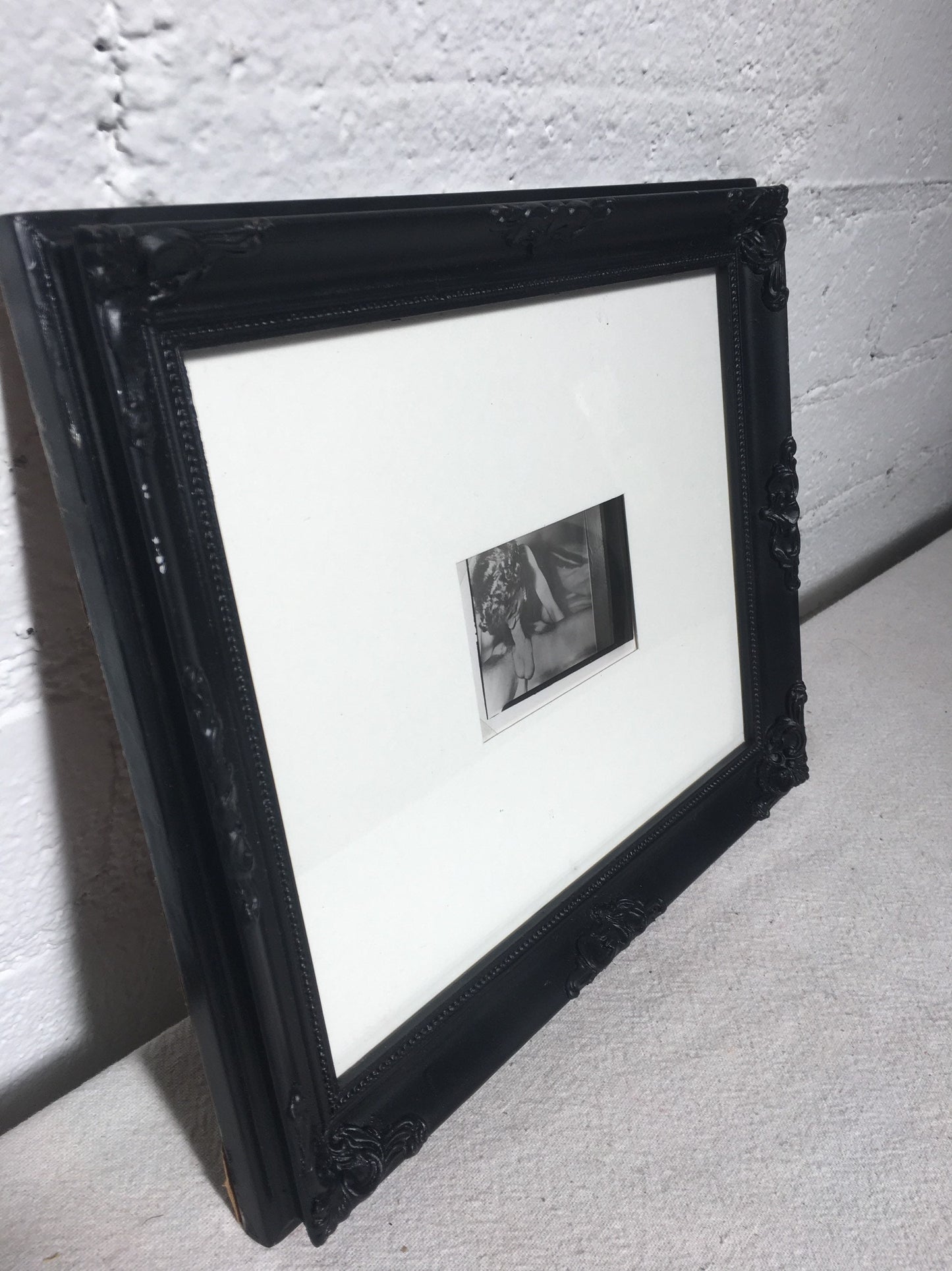 WARNING NSFW Vintage Framed 1940s Black-and-White Erotic Photography
