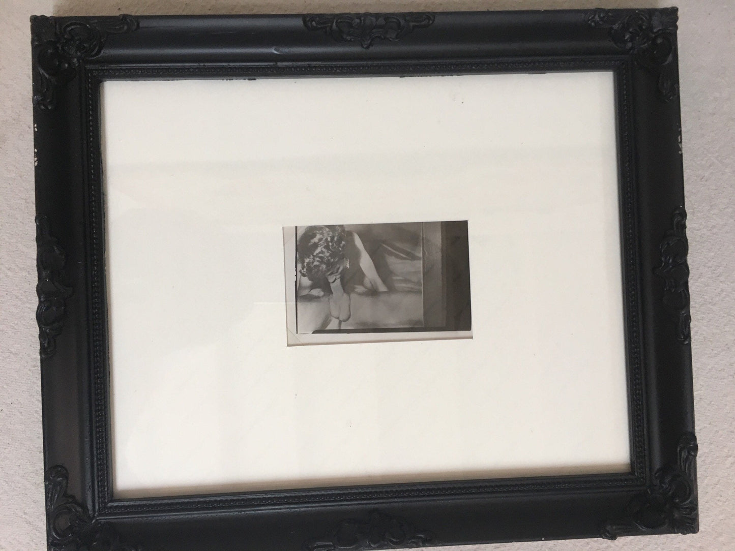 WARNING NSFW Vintage Framed 1940s Black-and-White Erotic Photography