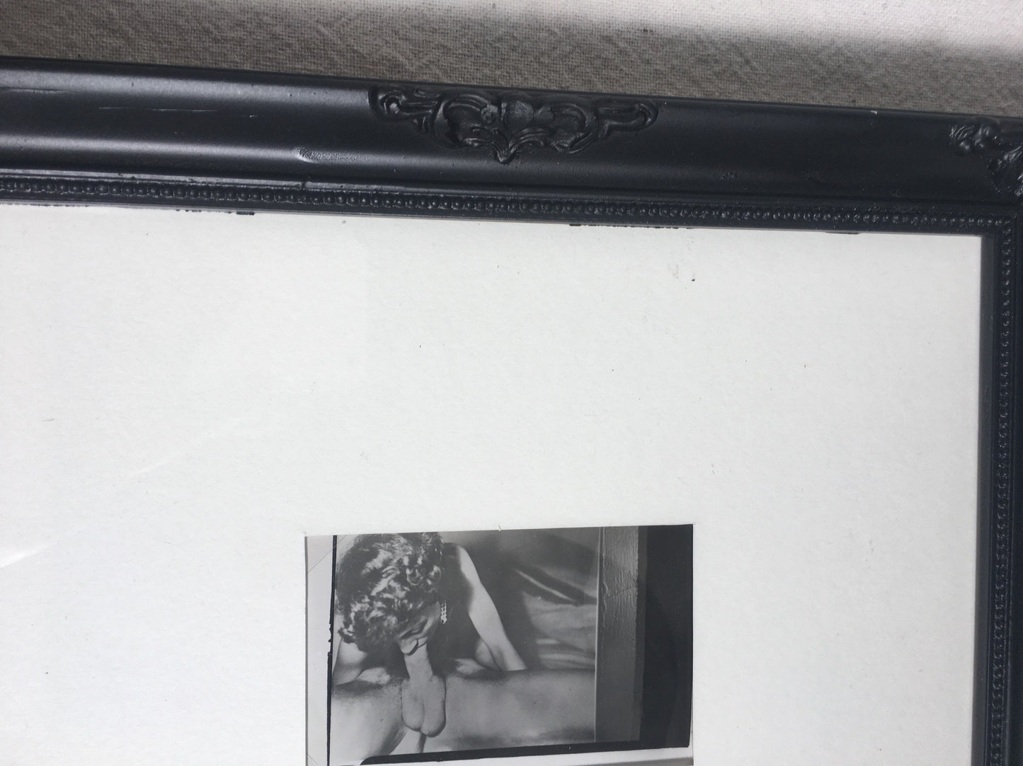 WARNING NSFW Vintage Framed 1940s Black-and-White Erotic Photography