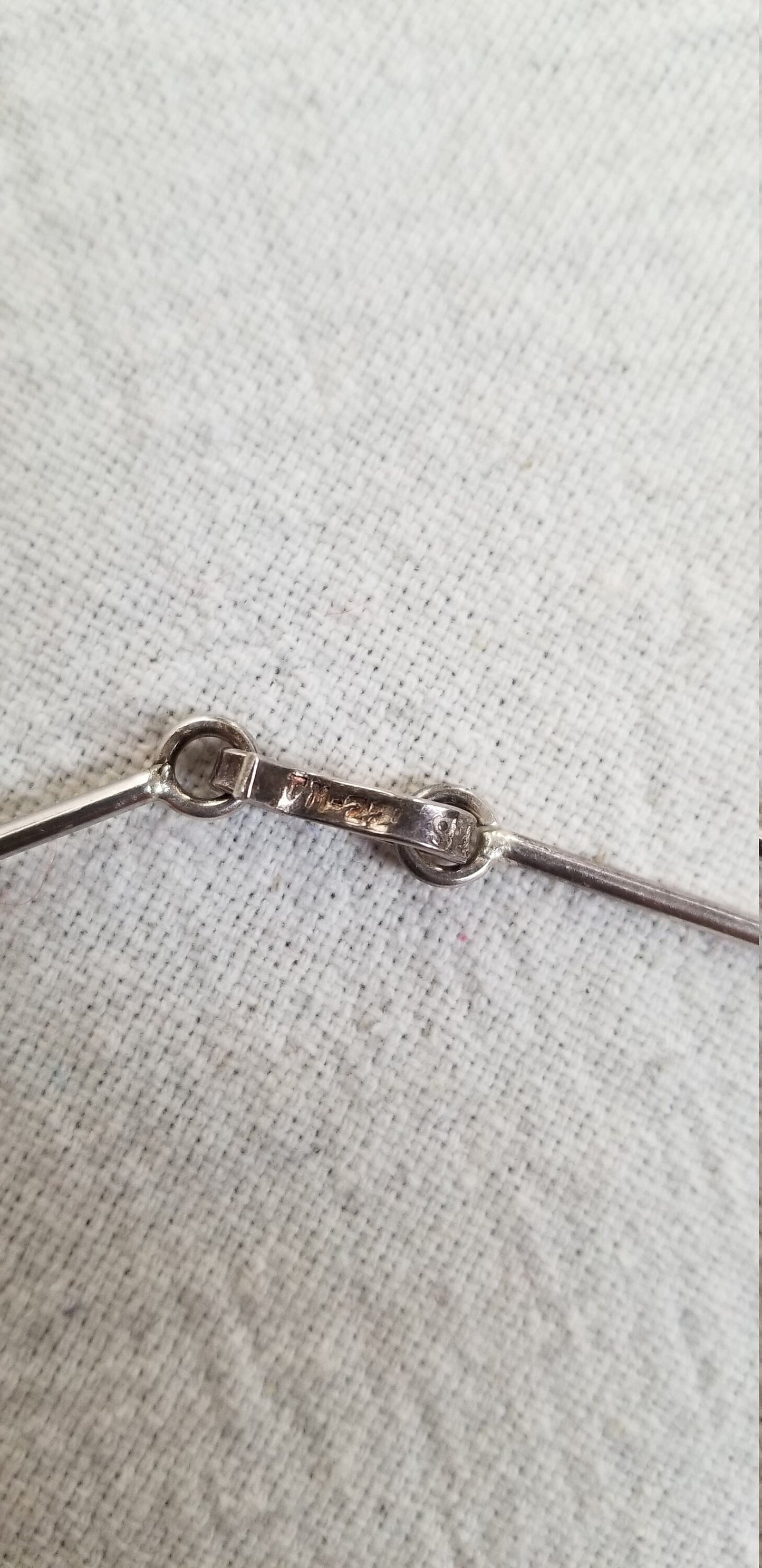 Hand made Mexican sliver necklace