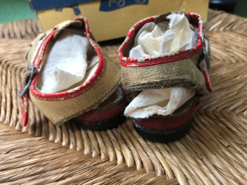 Vintage Childrens Leather Sandals