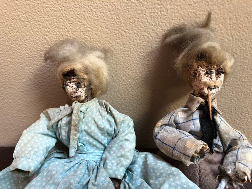 Vintage Old Hand Made Dolls