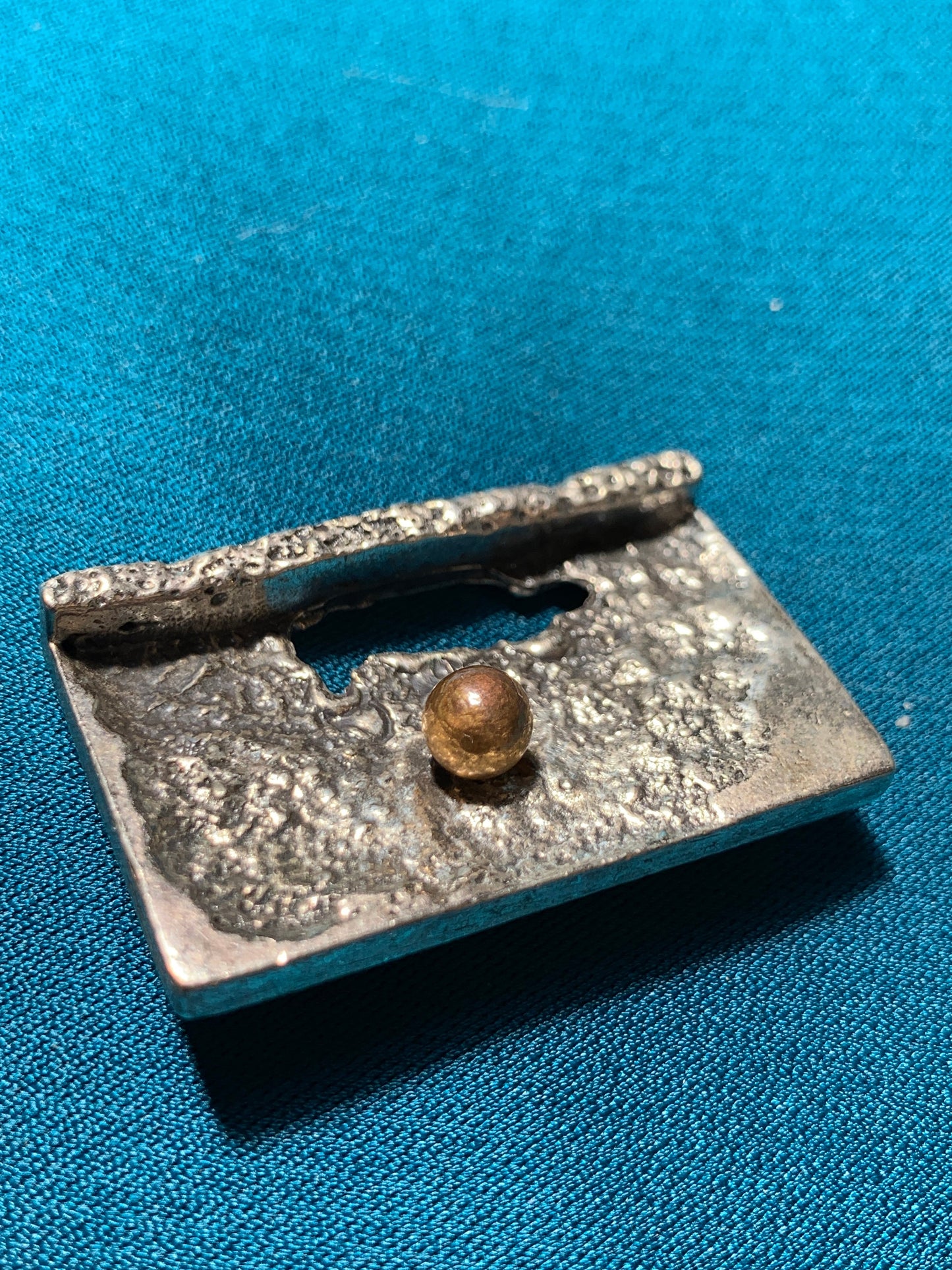 Robert Larin Modernist Square Brooch