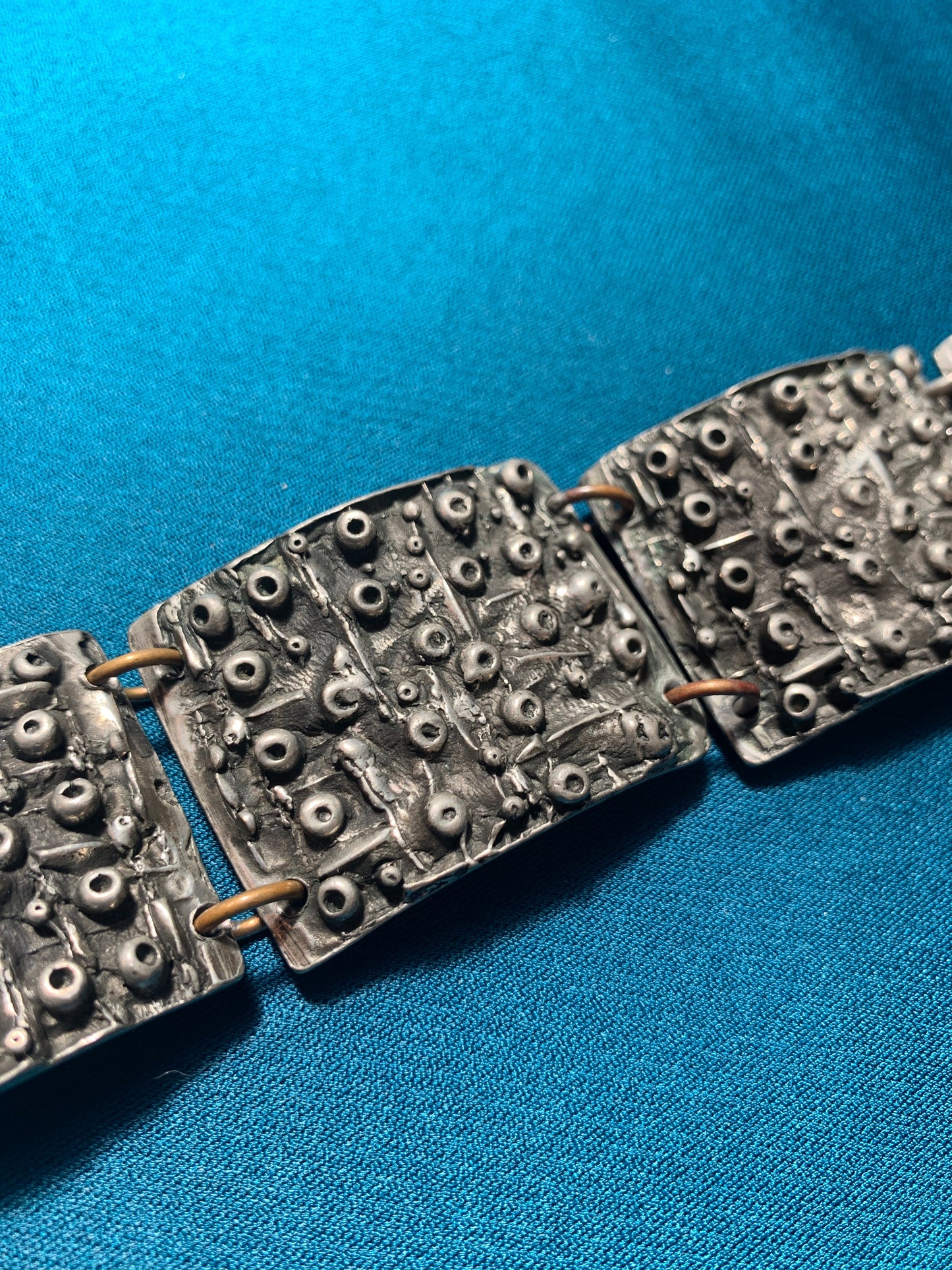 Robert Larin Textured Link Bracelet