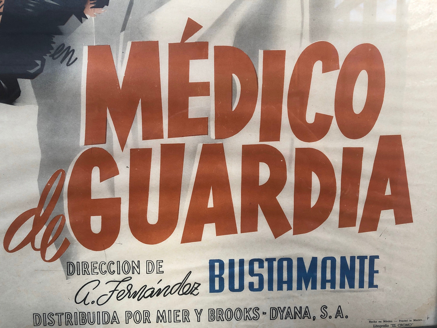 Vintage Mexican Film Movie Poster