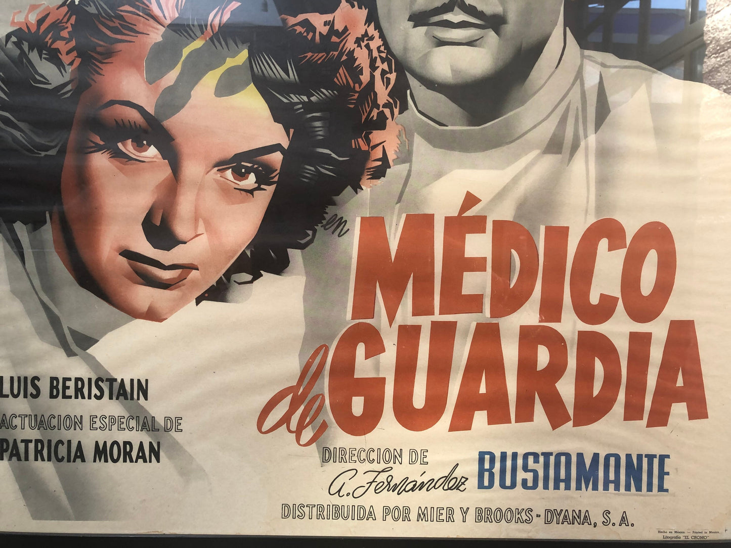 Vintage Mexican Film Movie Poster