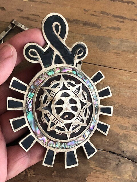Alpaca Silver Vintage Mexican Necklace
