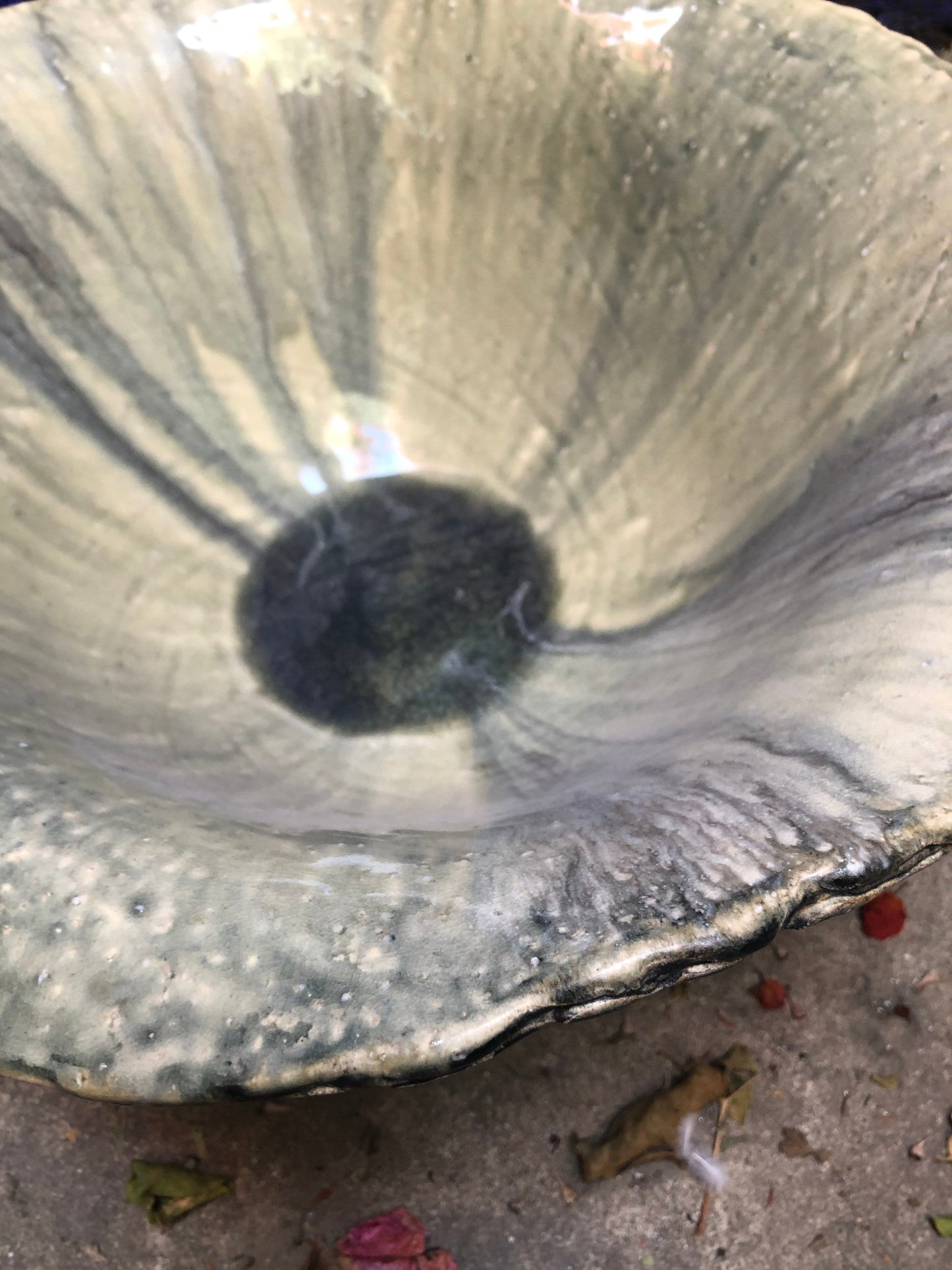 Large Hand Thrown Glazed Studio Bowl