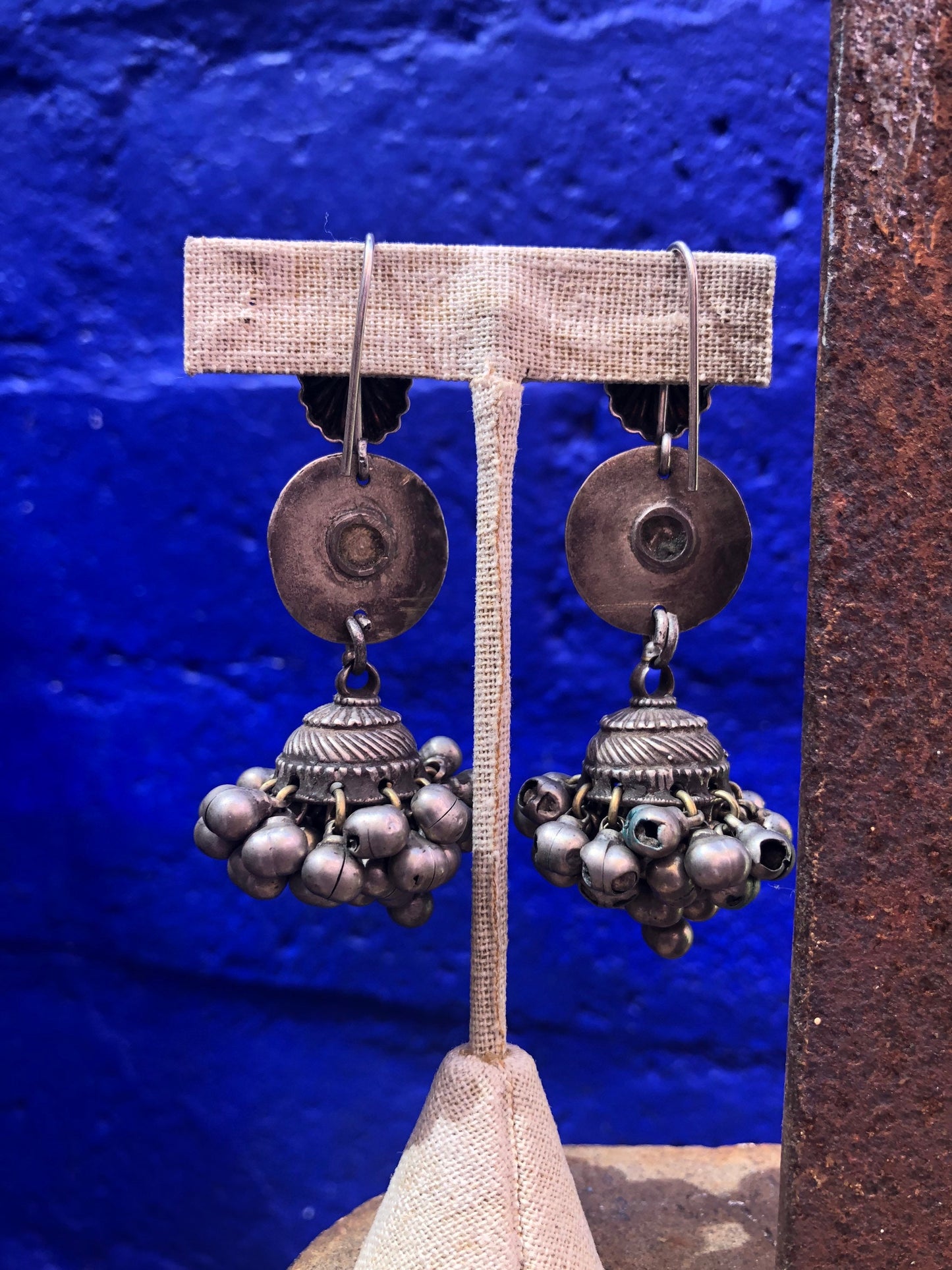 Vintage Silver Afghani Earrings