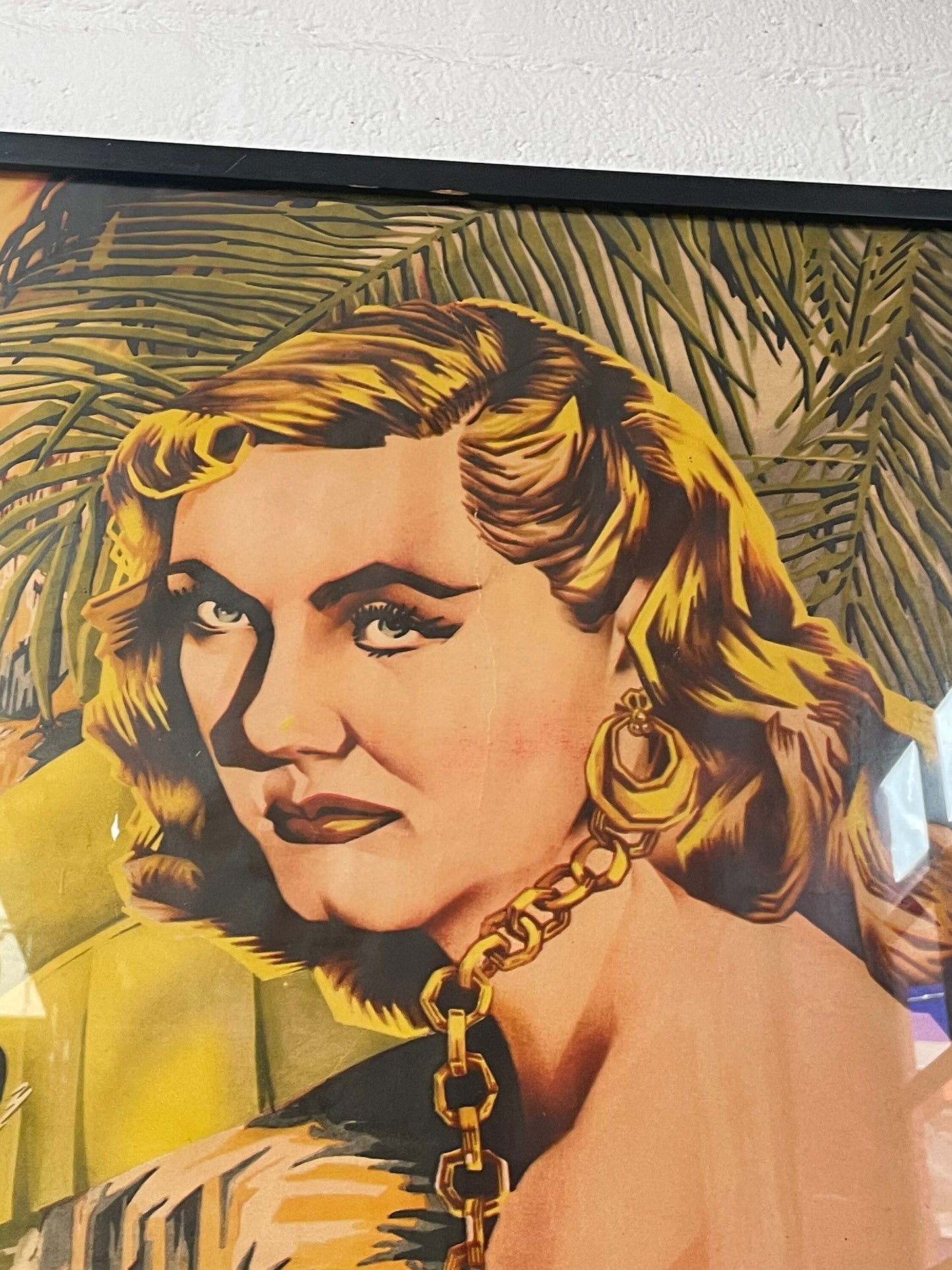 Vintage Mexican Movie Poster, Puerto de Tentación 1951