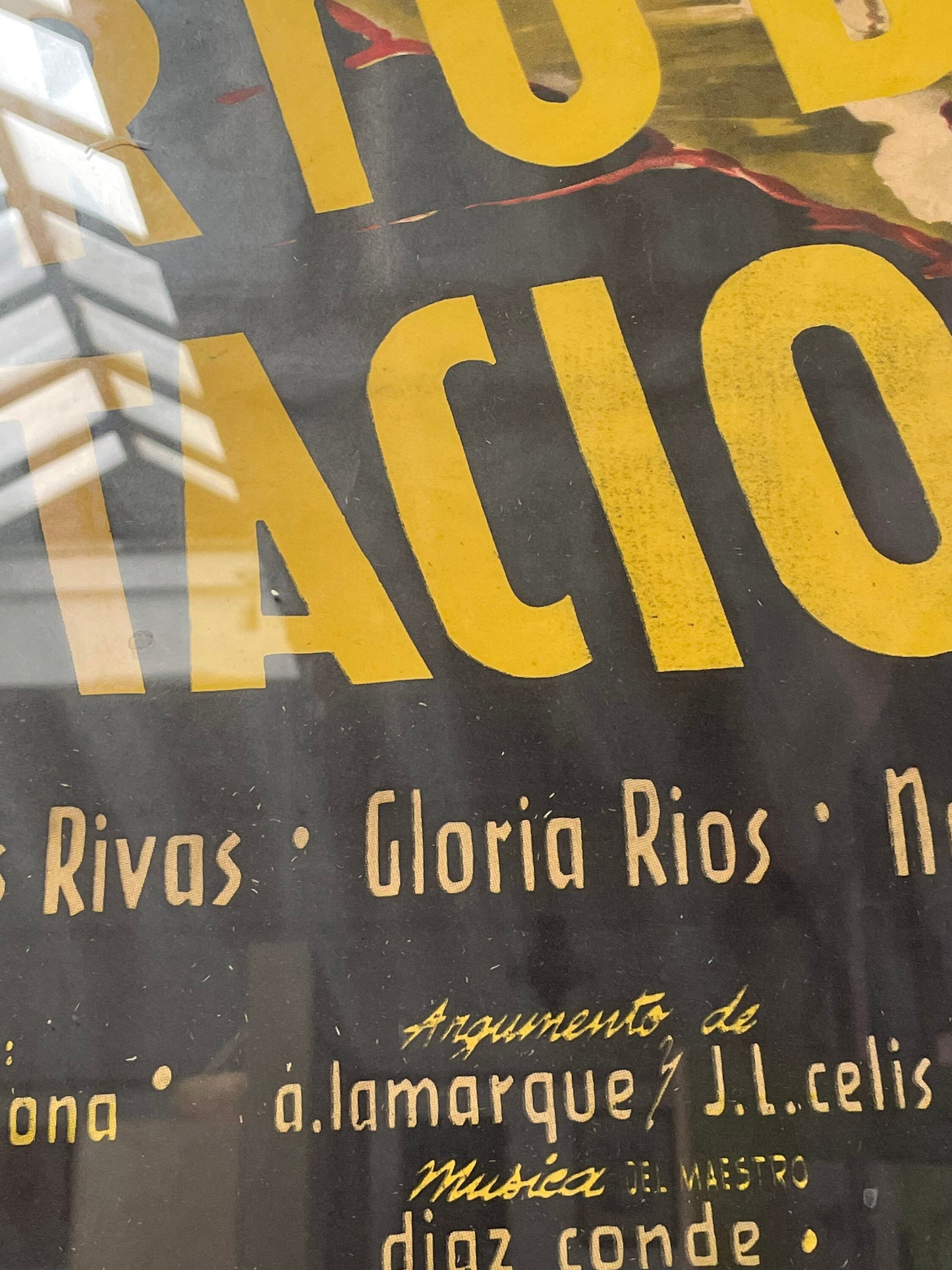 Vintage Mexican Movie Poster, Puerto de Tentación 1951