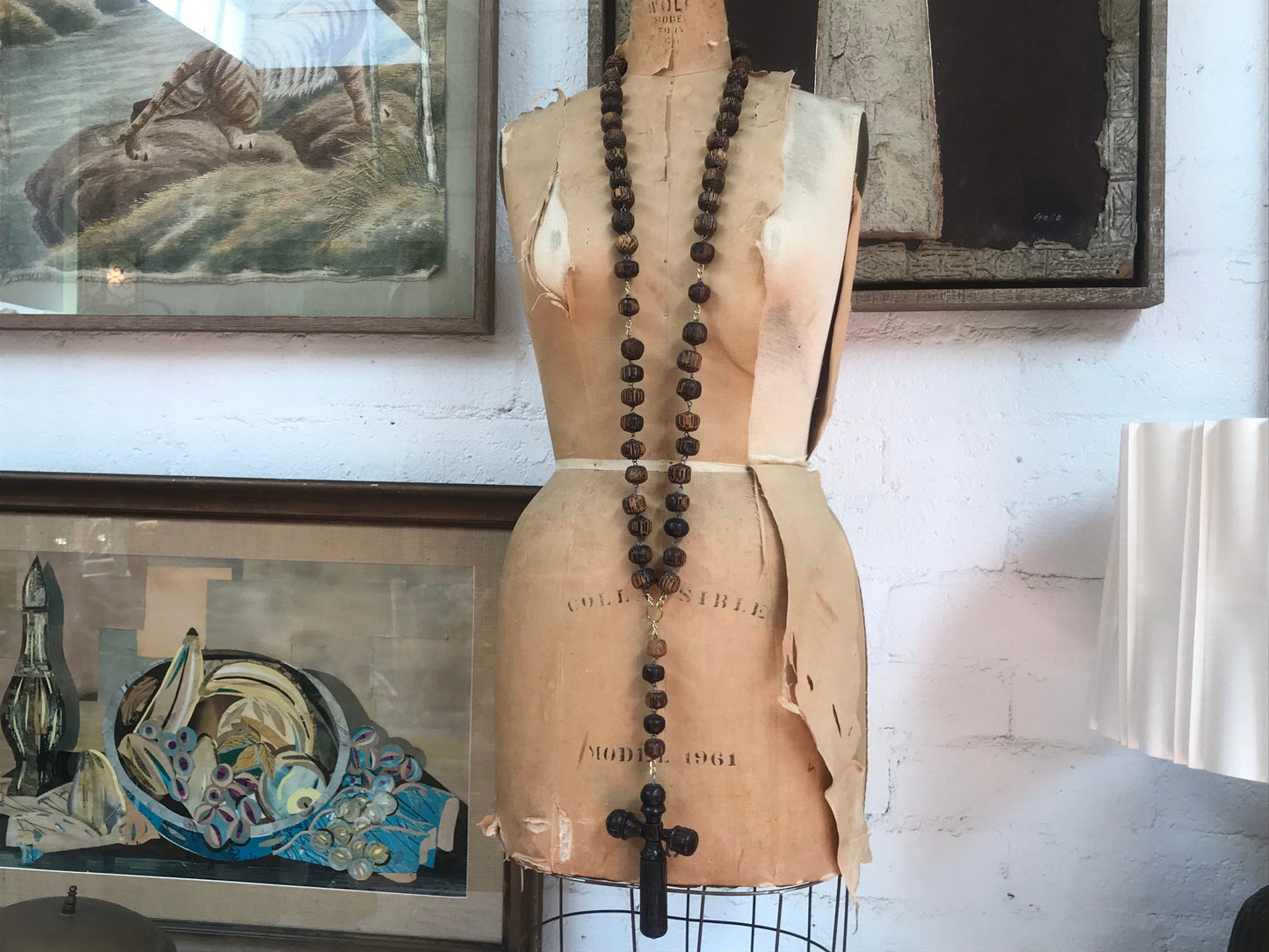Vintage Beaded Rosary