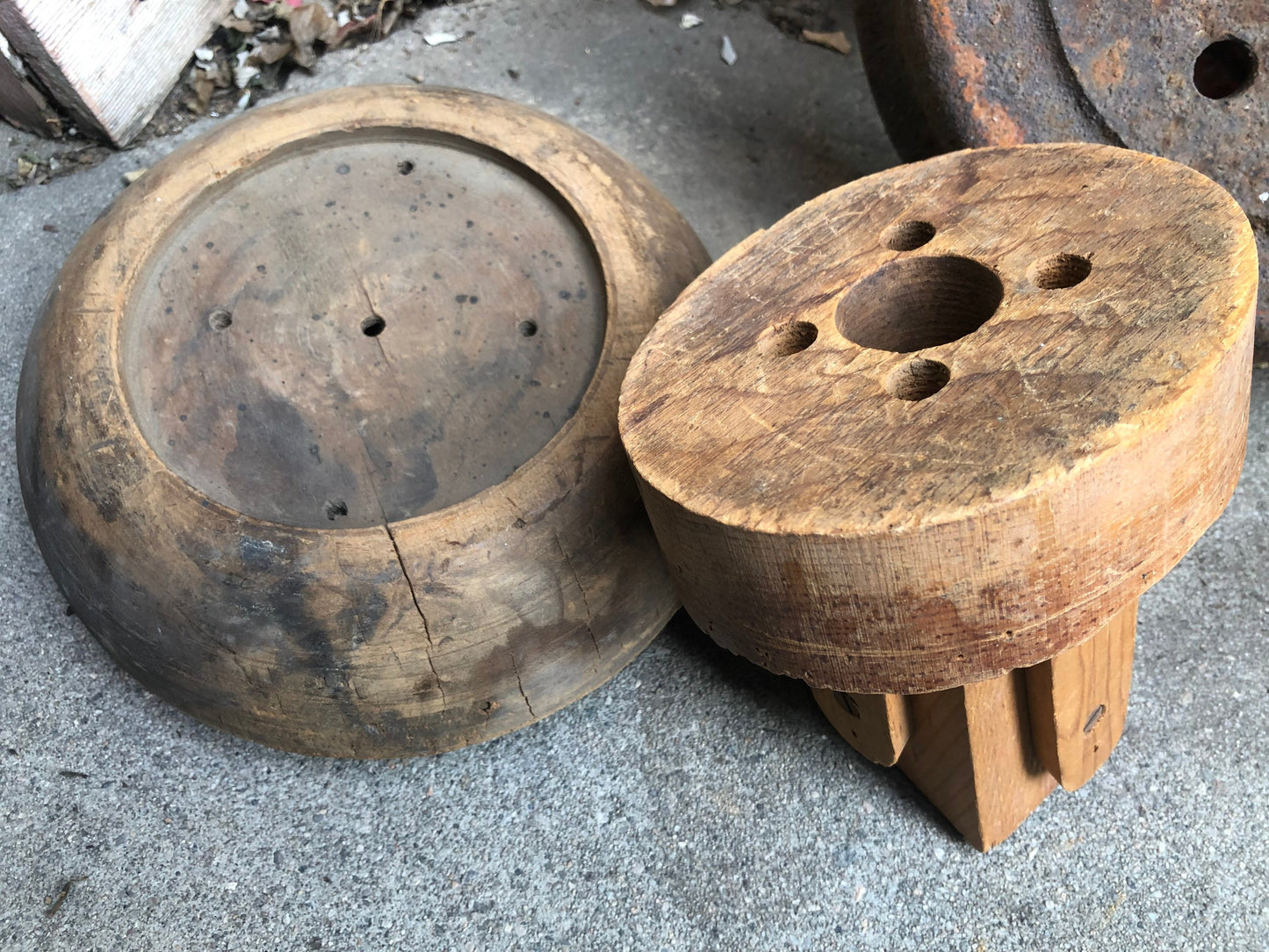 Industrial Wood Scultpture