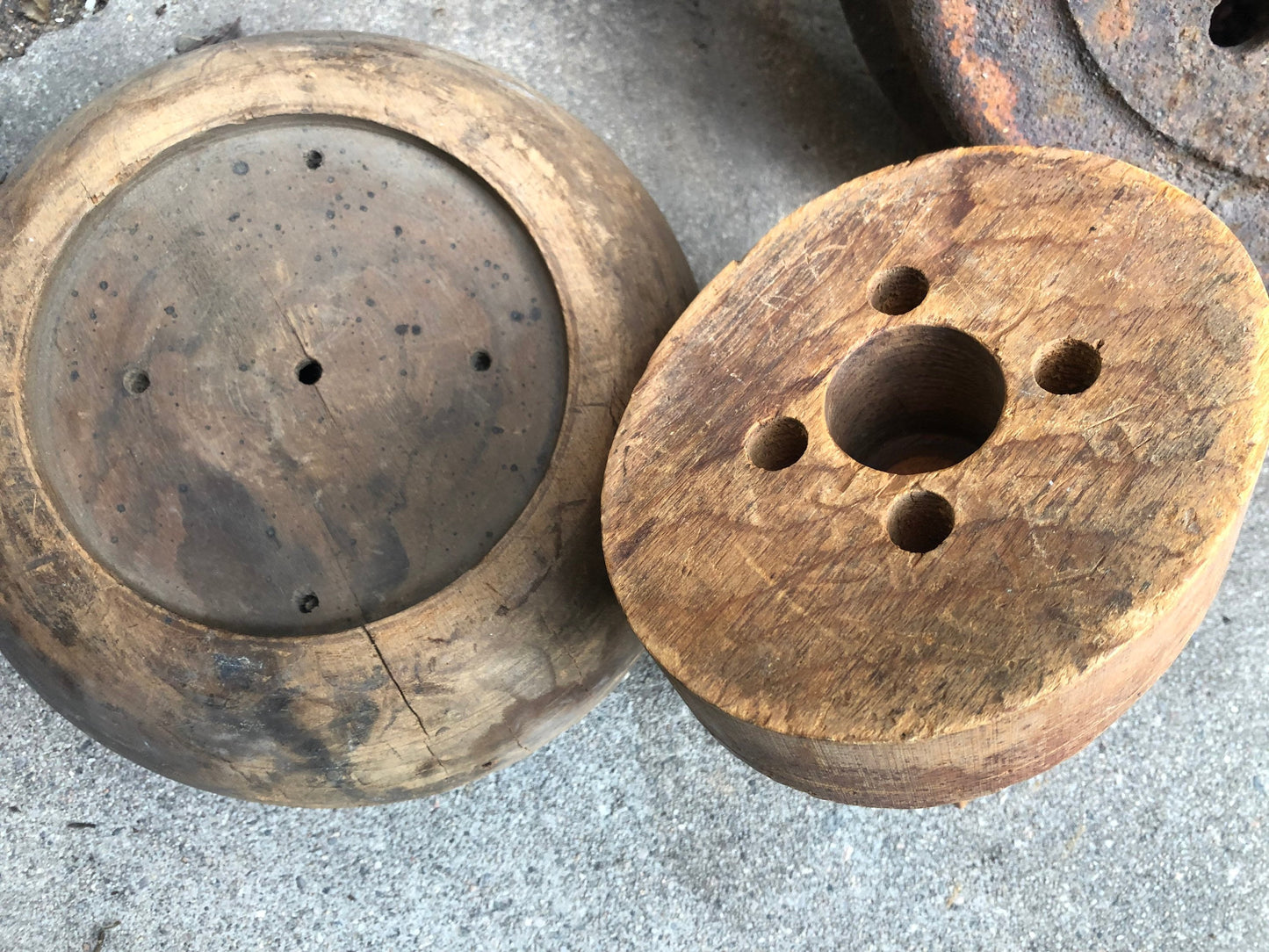 Industrial Wood Scultpture