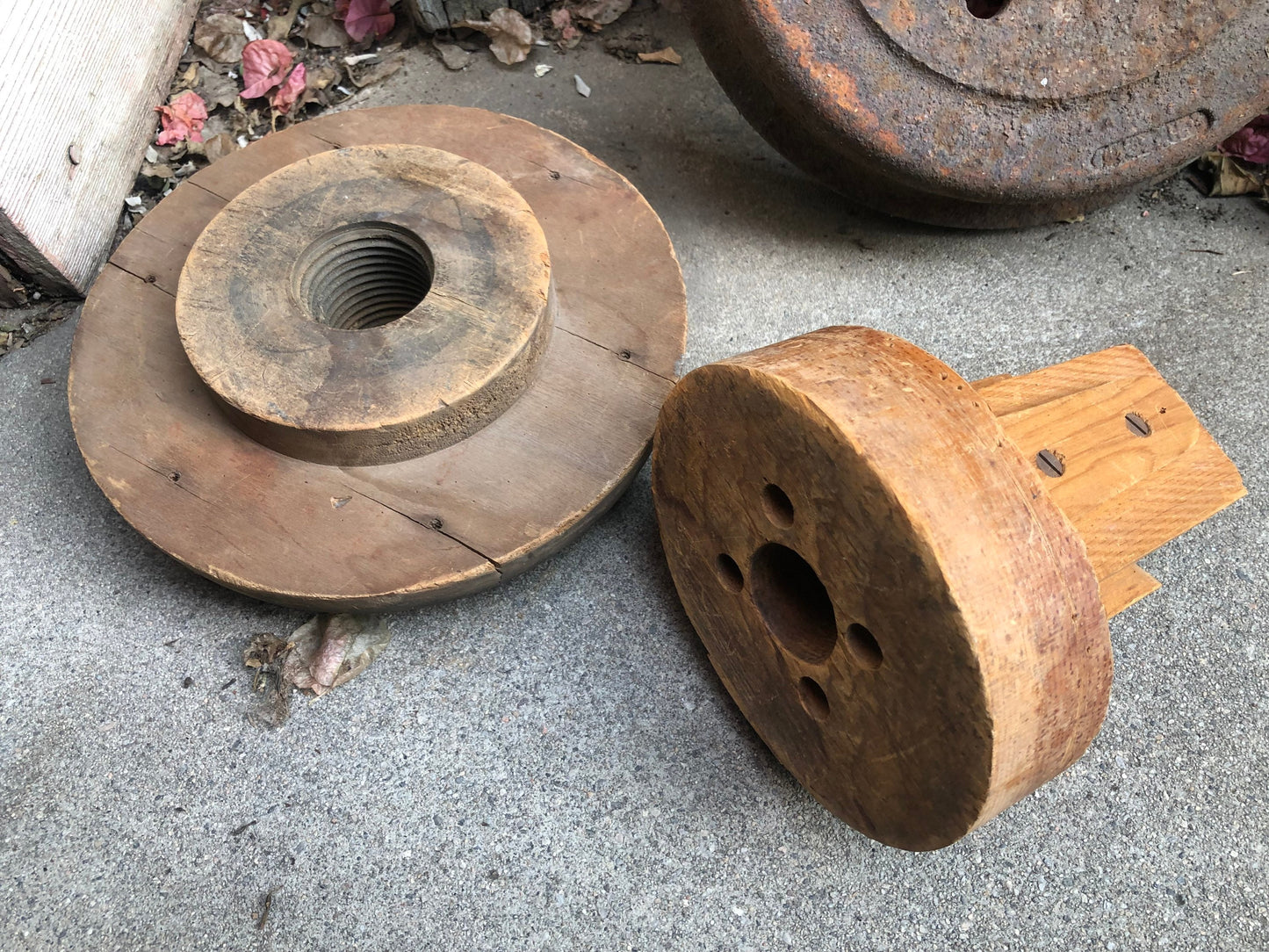 Industrial Wood Scultpture