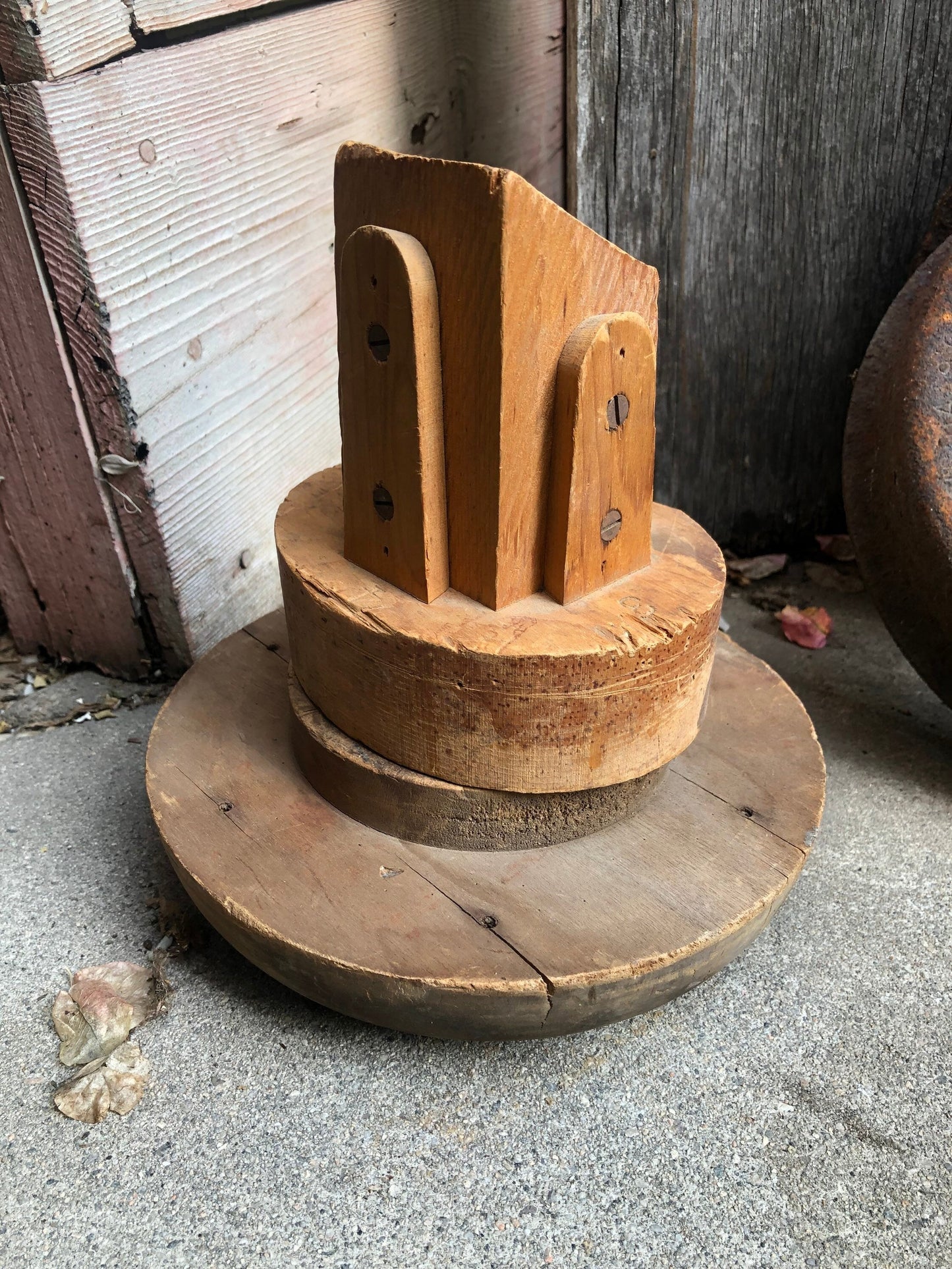 Industrial Wood Scultpture