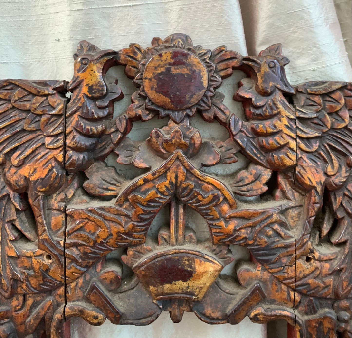 Chinese Carved Wood Frame