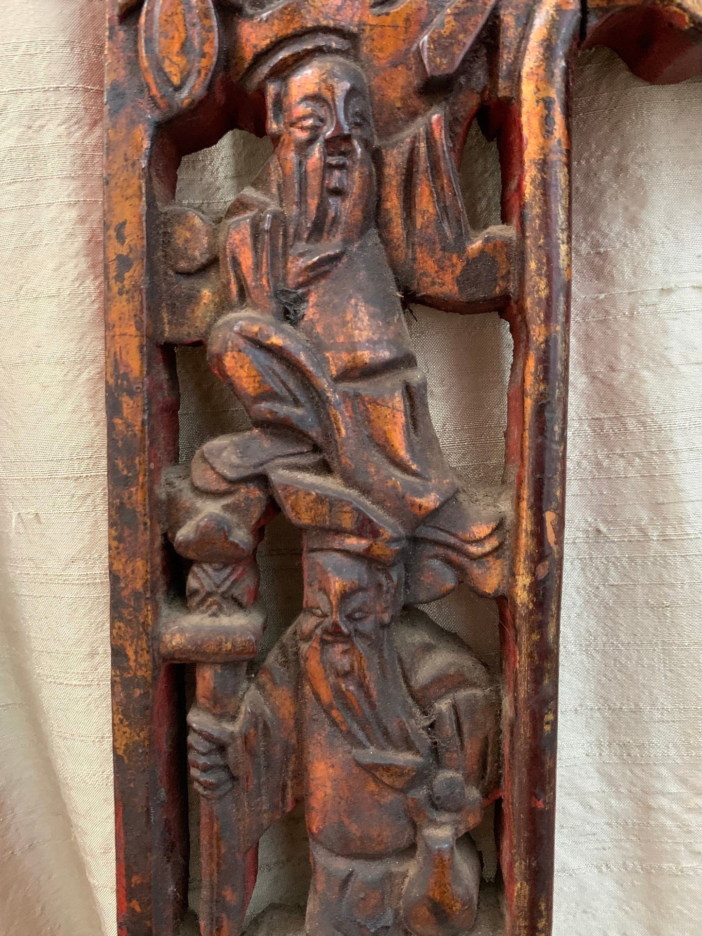 Chinese Carved Wood Frame