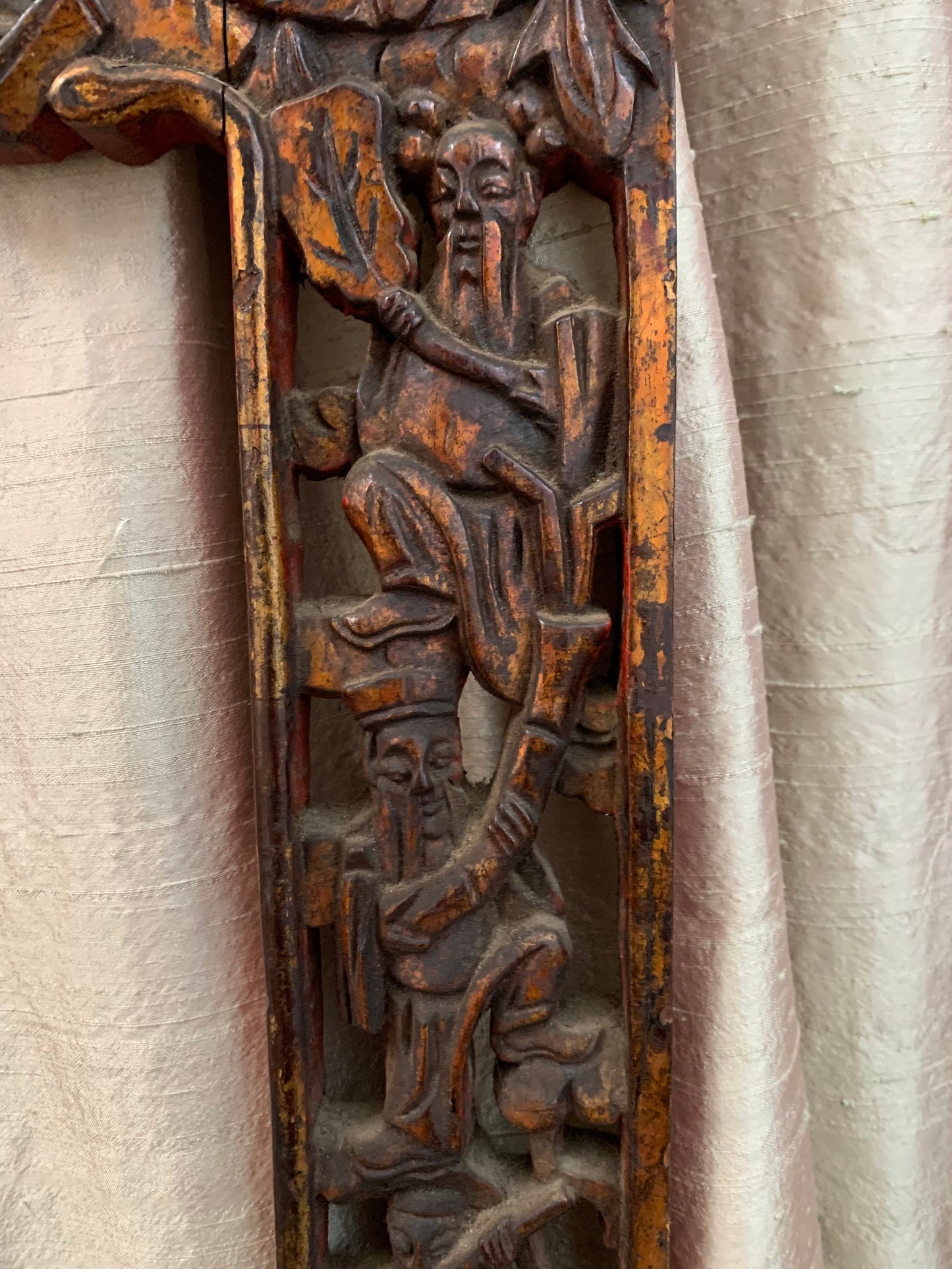 Chinese Carved Wood Frame