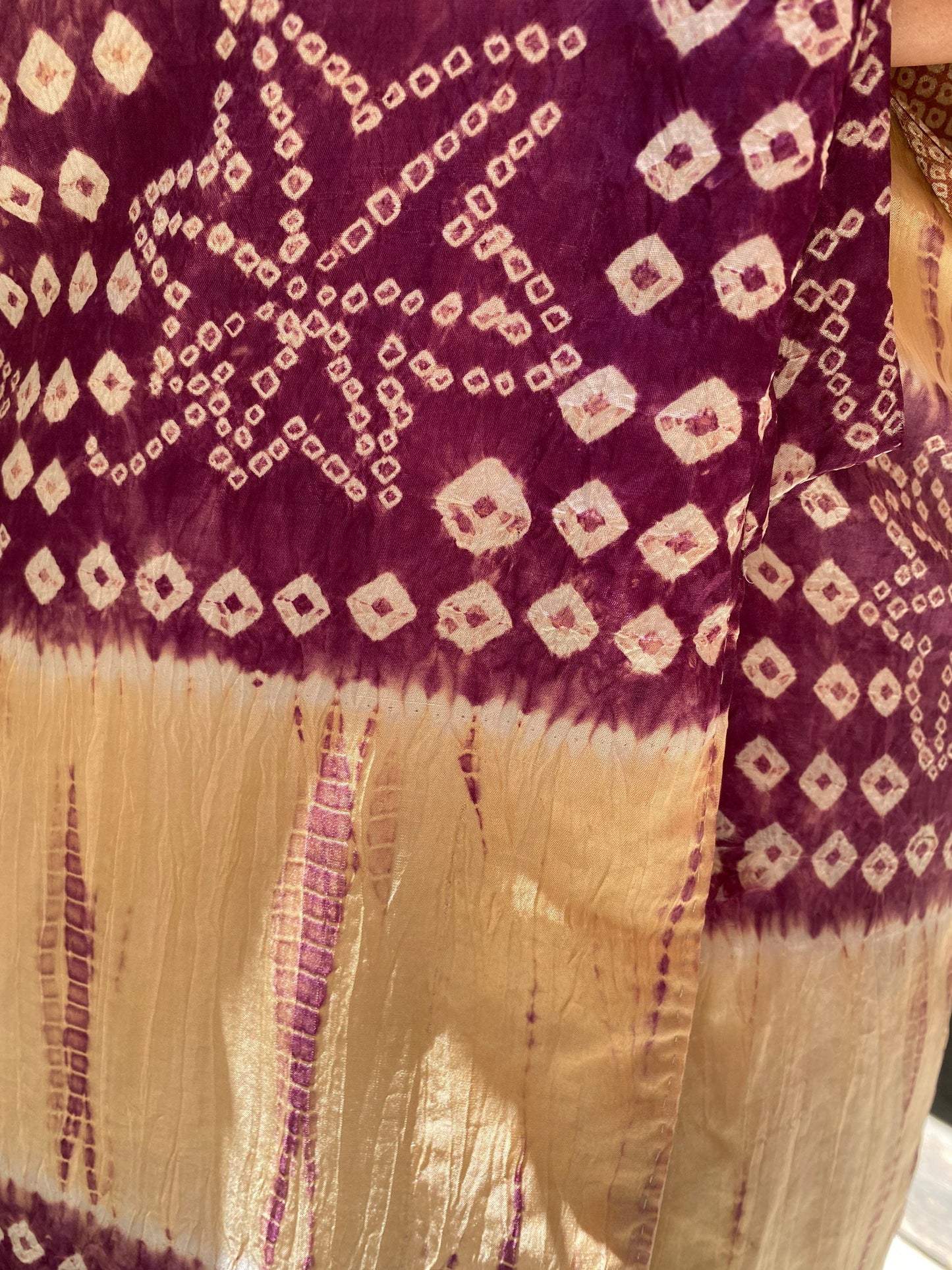 Vintage Silk Purple and Butter Yellow Kimono Jacket