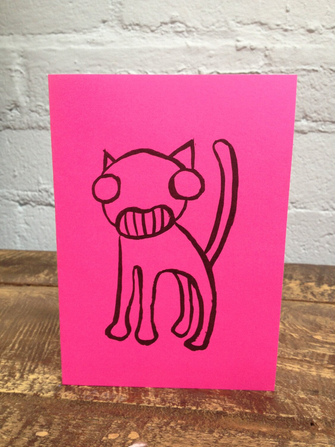 Wacky Hand Made Cat & Dog Cards