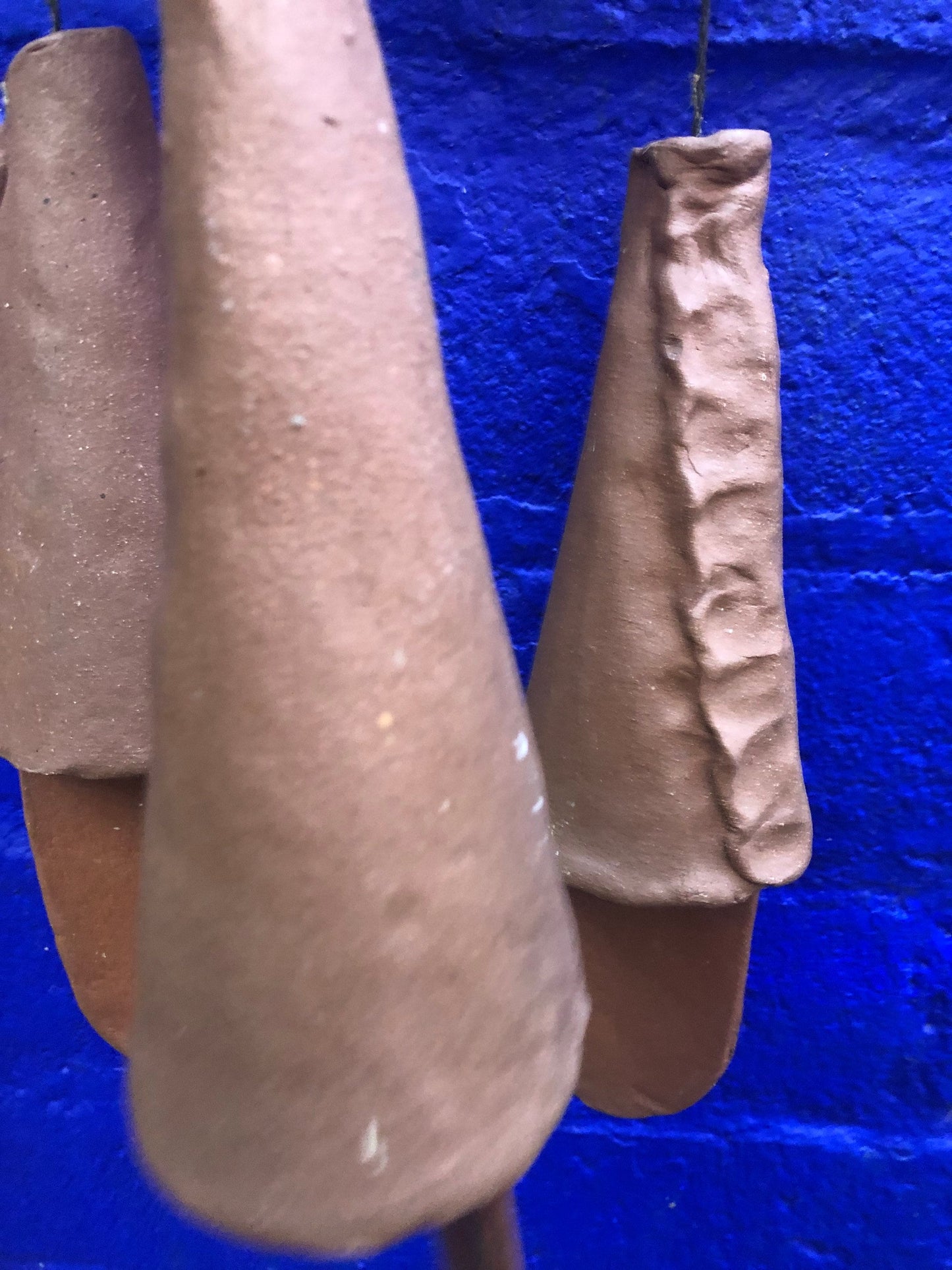 Vintage Mid Century Clay Chimes