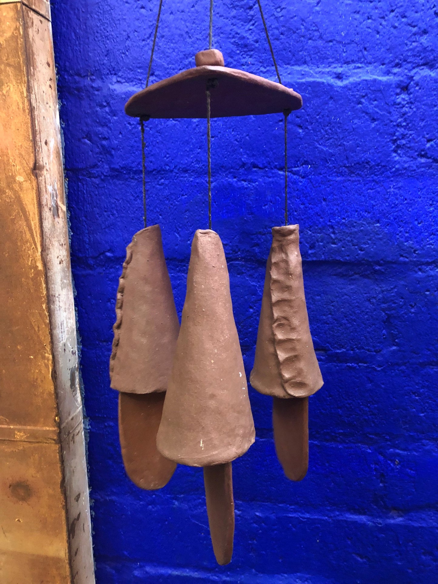 Vintage Mid Century Clay Chimes