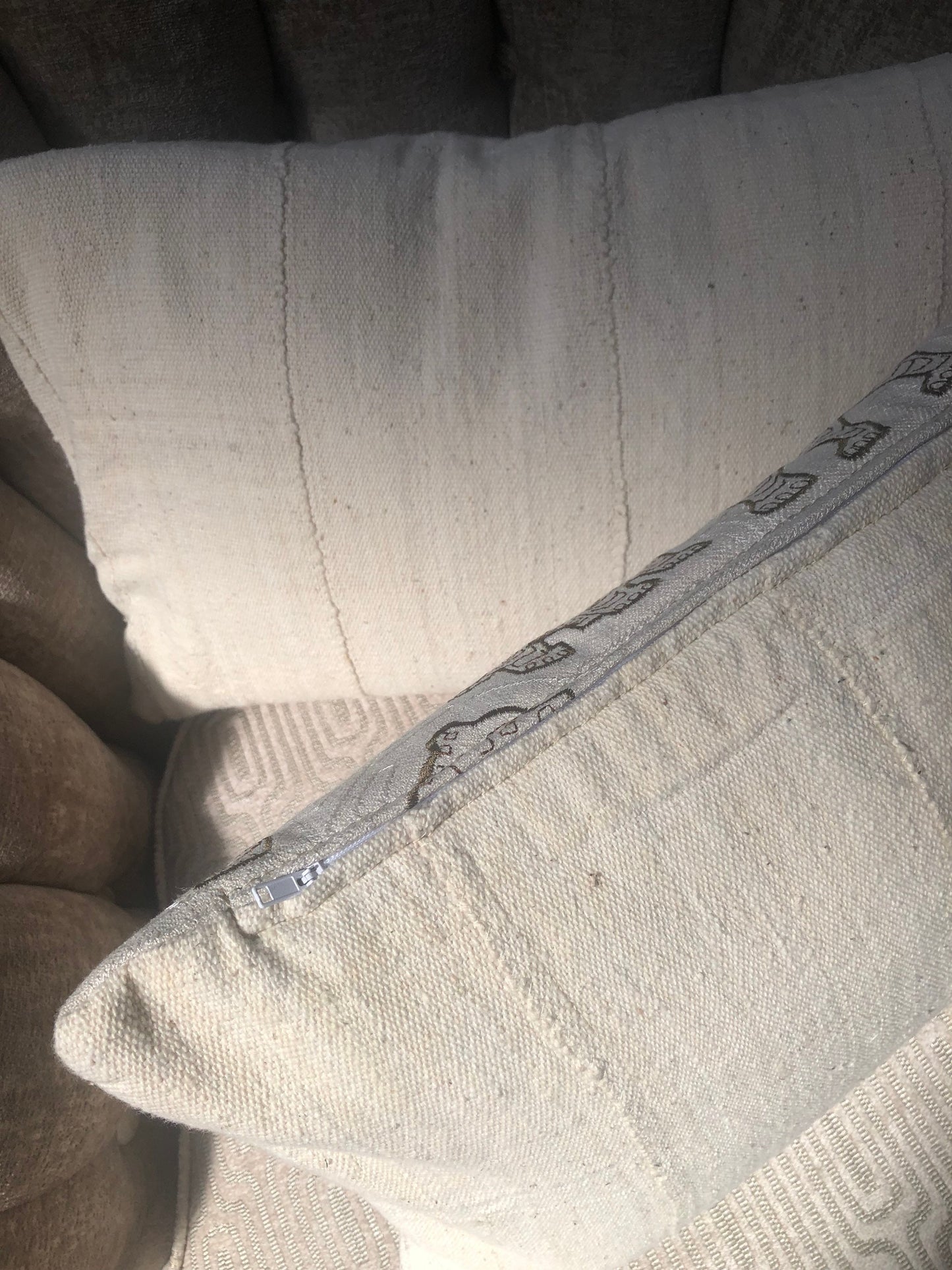 Primitive Feline Linen Pillow