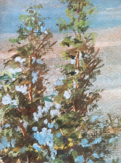 Vintage Latin American Painting by Marco Antonio Gomez
