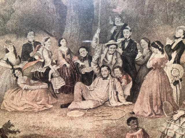 The Artist and her Family at a Fourth of July Picnic by Lillie Martin Spencer