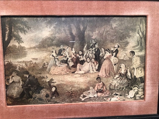 The Artist and her Family at a Fourth of July Picnic by Lillie Martin Spencer
