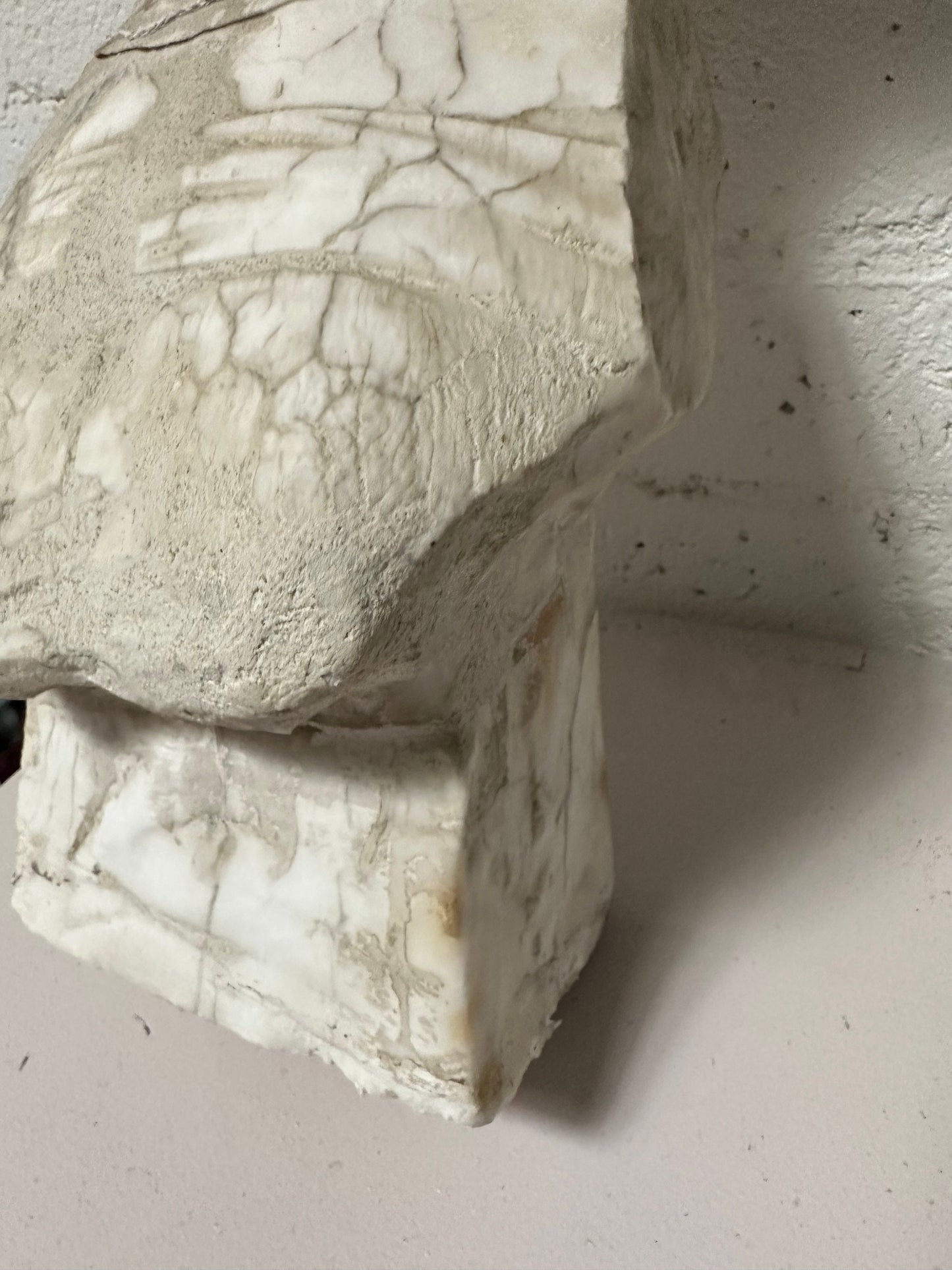 Marble And Cement Female Bust