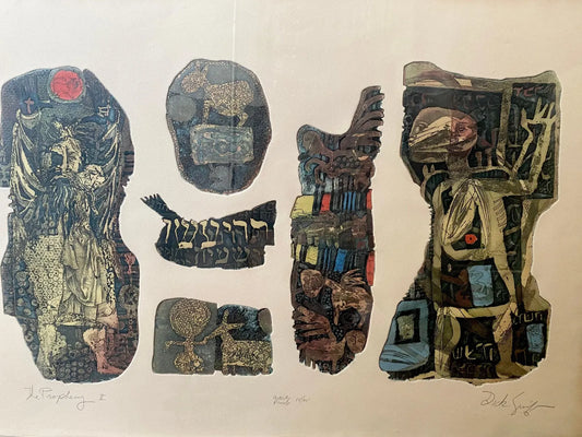 The Prophecy II, Dick Swift, Signed Color Etching, Framed