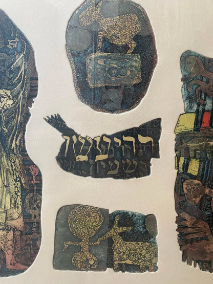 The Prophecy II, Dick Swift, Signed Color Etching, Framed