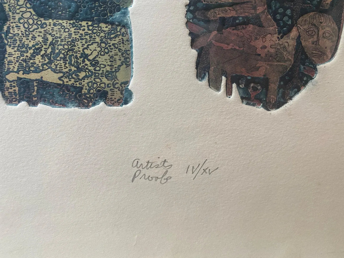 The Prophecy II, Dick Swift, Signed Color Etching, Framed