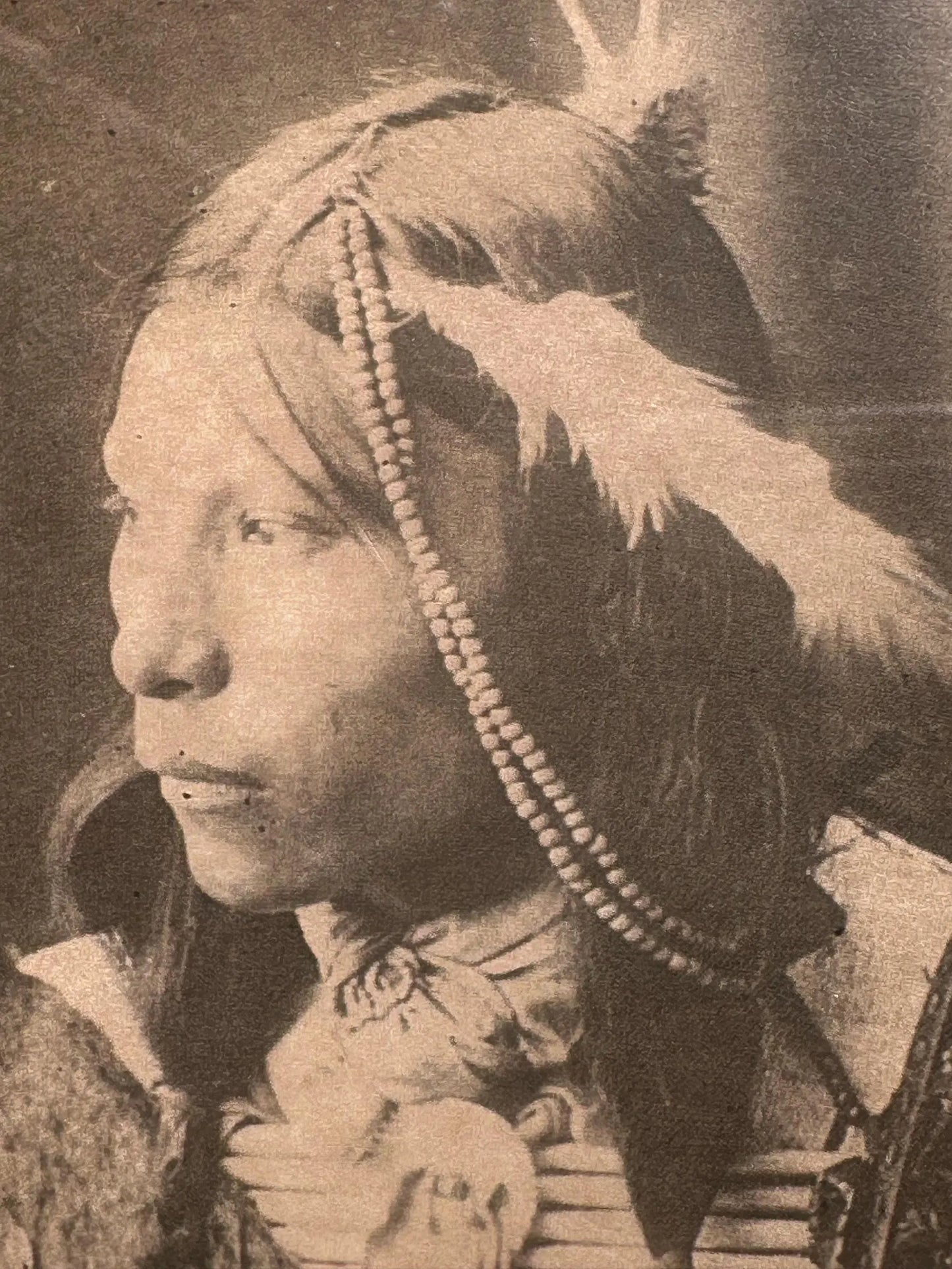 Vintage Black and White Studio Photos of American Indians 1800s