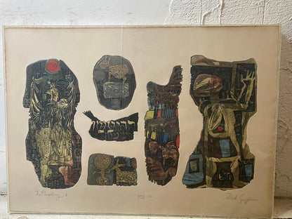 The Prophecy II, Dick Swift, Signed Color Etching, Framed