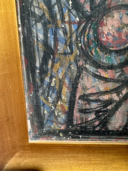 Cubist Pink Female Nude